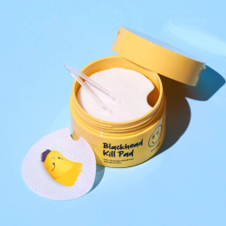 Педи гідрофільні для очищення шкіри з AHA BHA PHA кислотами Manyo Blackhead Kill Pad фото 4