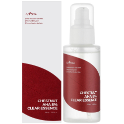 Есенція оновлююча з AHA кислотою і екстрактом каштану Isntree Chestnut AHA 8% Clear Essence фото 2