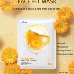 Маска тканинна для звуження пір з календулою Isntree Calendula Poreless Face Fit Mask фото 2
