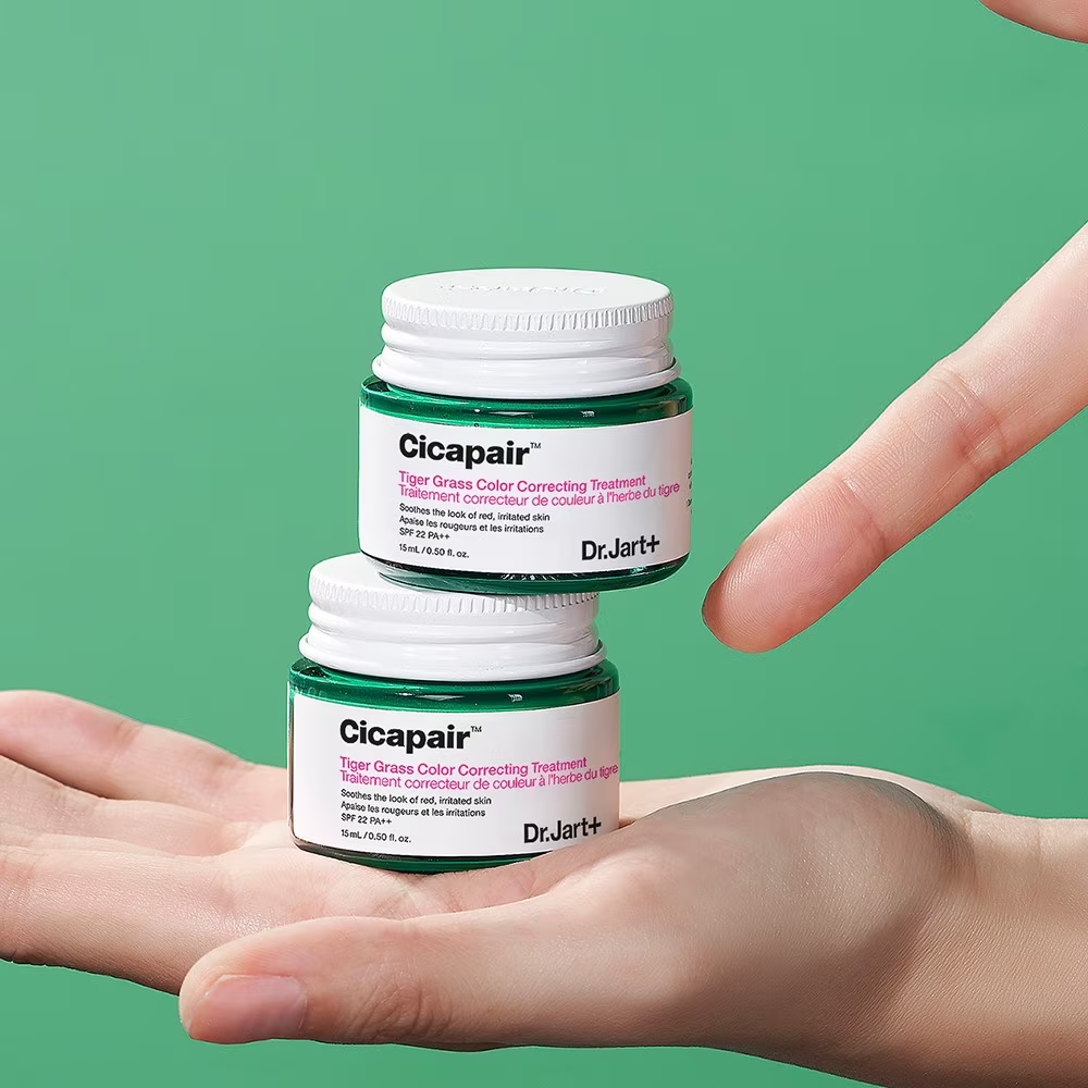 Коригувальний крем для обличчя Dr.Jart+ Cicapair Tiger Grass Color Correcting Treatment SPF22 PA++ фото 2