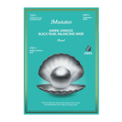 Маска тканинна триетапна JMsolution Marine Luminous Black Pearl Balancing Mask
