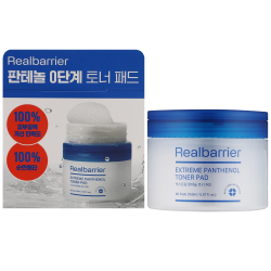 Тонер-педи зволожувальні з пантенолом Real Barrier Extreme Pathenol Toner Pad фото 2