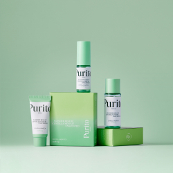 Набір мініатюр засобів з центеллою без олій Purito Wonder Releaf Centella Mini Kit Unscented