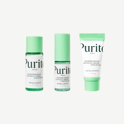Набір мініатюр засобів з центеллою без олій Purito Wonder Releaf Centella Mini Kit Unscented фото 2