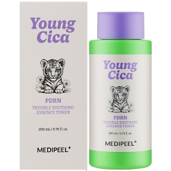 Заспокійлива тонер-есенція для обличчя з PDRN та центелою Medipeel Young Cica PDRN Trouble Soothing Essence Toner фото 2
