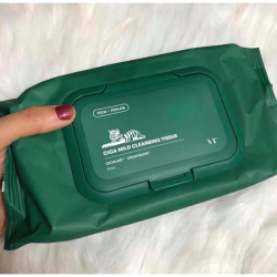 Серветки для зняття макіяжу з центелою VT Cosmetics Cica Mild Cleansing Tissue фото 2