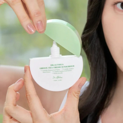 Крем сонцезахисний для чутливої шкіри Dr.Althea Green Tea Fresh Sunscreen SPF50+ PA++++ фото 3