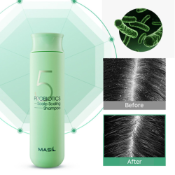 Шампунь для глибокого очищення шкіри голови Masil 5 Probiotics Scalp Scaling Shampoo фото 3
