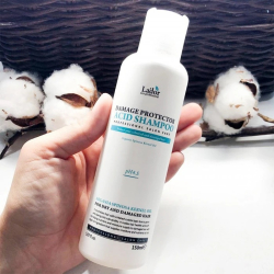Бесщелочной шампунь для поврежденных волос с pH 4.5 Lador Damage Protector Acid Shampoo фото 2