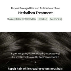 Трав'яна маска для волосся з амінокислотами LADOR HERBALISM TREATMENT фото 3