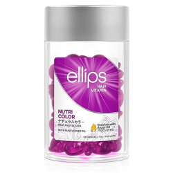 Сироватка для фарбованого волосся «Сяйво кольору» Ellips Hair Vitamin Nutri Color With Sunflower Oil