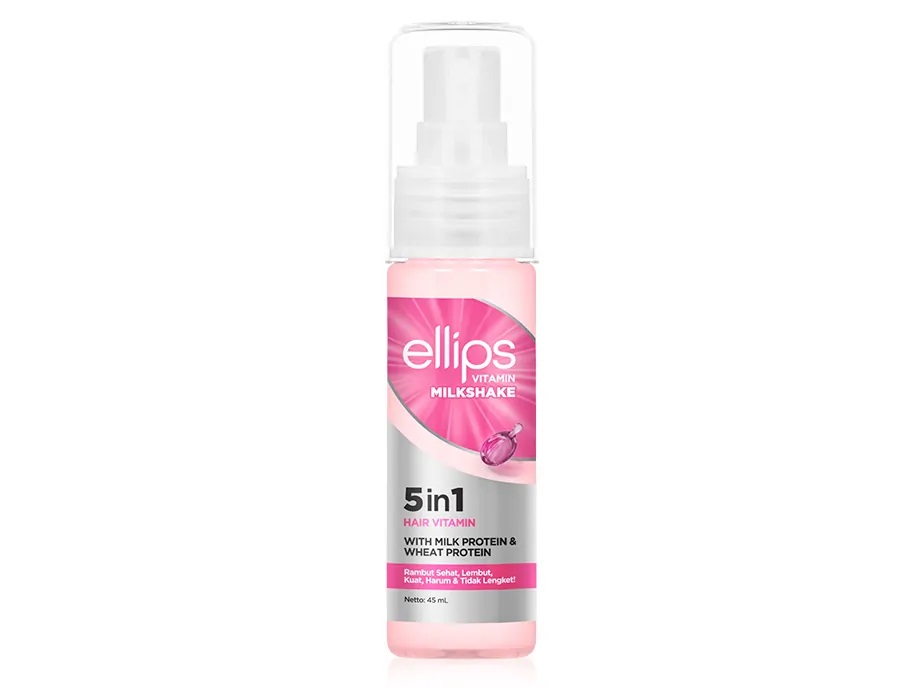 Незмивний спрей-догляд для волосся 5в1 з протеїнами Ellips 5in1 Hair Vitamin Milkshake Spray