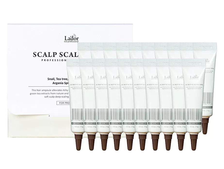 Спа пілінг очищаючий для шкіри голови Lador Scalp Scaling Spa Ampoule
