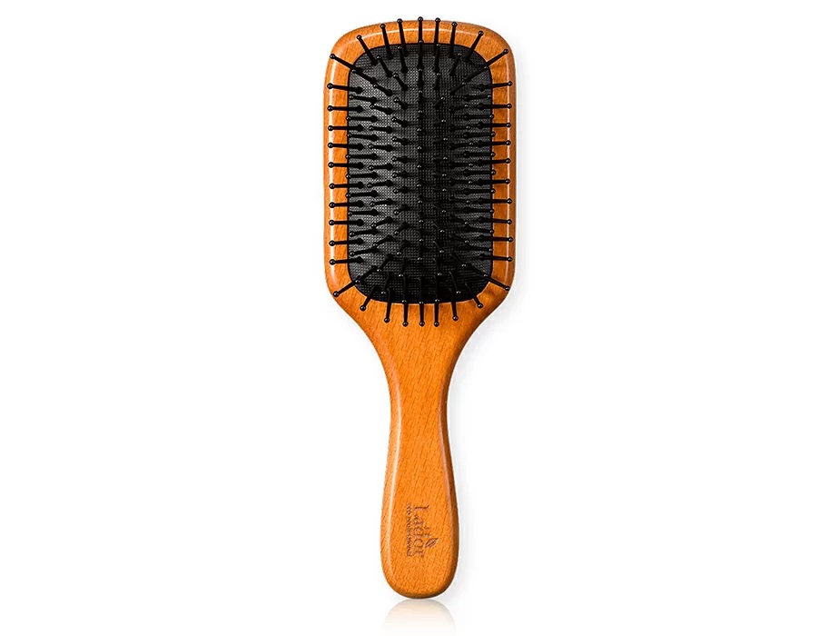 Професійний дерев'яний гребінець для волосся Lador Middle Wooden Paddle Brush