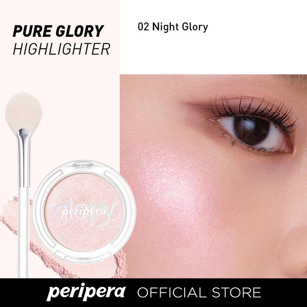Набор хайлайтер пудровый с кистью PERIPERA Pure Glory Highlighter фото 2