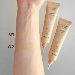 Легкий BB-крем Trimay Full Cover 3-in-1 Max BB Cream SPF40 PA++ фото 3