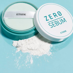 Мінеральна матувальна розсипчаста пудра для обличчя Etude Zero Sebum Drying Powder фото 2