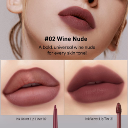 Матовьій карандаш для губ с вельветовьім финишем Peripera Ink The Velvet Lip Liner фото 3