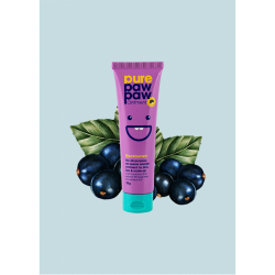 Органічний бальзам для губ з ароматом чорної смородини PURE PAW Paw Blackcurrant фото 2