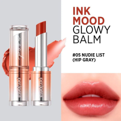 Бальзам-тінт для губ з вологим фінішем PERIPERA Ink Mood Glowy Balm #05 Nudie List (Hip Gray) фото 2