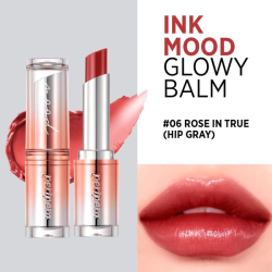 Бальзам-тінт для губ з вологим фінішем PERIPERA Ink Mood Glowy Balm #06 Rose In True (Hip Gray) фото 2