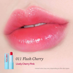 Зволожуючий відтінковий бальзам для губ Tocobo Glass Tinted Lip Balm 011 Flush Cherry фото 2