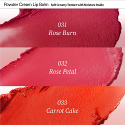 Кремовий відтінковий бальзам для губ Tocobo Powder Cream Lip Balm 032 Rose Petal фото 3