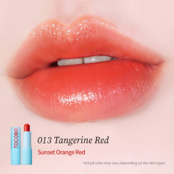 Зволожуючий відтінковий бальзам для губ Tocobo Glass Tinted Lip Balm 013 Tangerine Red фото 2