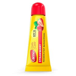 Бальзам для губ Полуниця Carmex Daily Care Moisturizing Lip Balm Strawberry Tube SPF 15