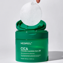 Охолоджуючі заспокійливі педи для обличчя Medipeel Cica Cooling Calming Pad 2X фото 2