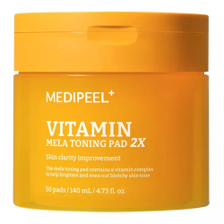 Тонізуючі вітамінні педи для обличчя Medipeel Vitamin Mela Toning Pad 2X