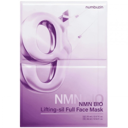 Тканинна ліфтинг-маска для обличчя Numbuzin No.9 NMN Bio Lifting-sil Full Face Mask