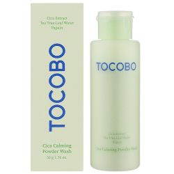 Ензимна пудра для глибокого очищення чутливої шкіри Tocobo Cica Calming Powder Wash фото 2
