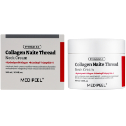 Зміцнювальний крем для шиї з колагеном та пептидами Medipeel Premium 3.0 Collagen Naite Thread Neck Cream фото 2