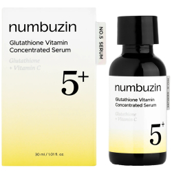 Концентрована освітлююча вітамінна сироватка Numbuzin No.5+ Vitamin Concentrated Serum фото 2