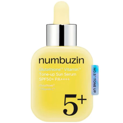 Сонцезахисна сироватка для обличчя Numbuzin No.5+ Glutathione Vitamin Tone-up Sun Serum
