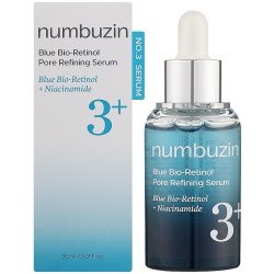 Сироватка для звуження пор з ретинолом Numbuzin No.3+ Blue Bio-Retinol Pore Refining Serum фото 2