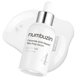 Сироватка з керамідами і кислотами Numbuzin No.4 Ceramide AHA Glazed Skin Prep Serum фото 2